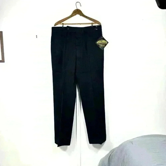 Haggar MAGIC STRETCH Dress Pant Men's Size 38x32 Navy Blue Career Casual NWT - Picture 9 of 9